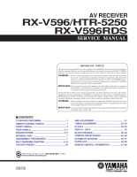 Yamaha RXV-596 - Service Manual 